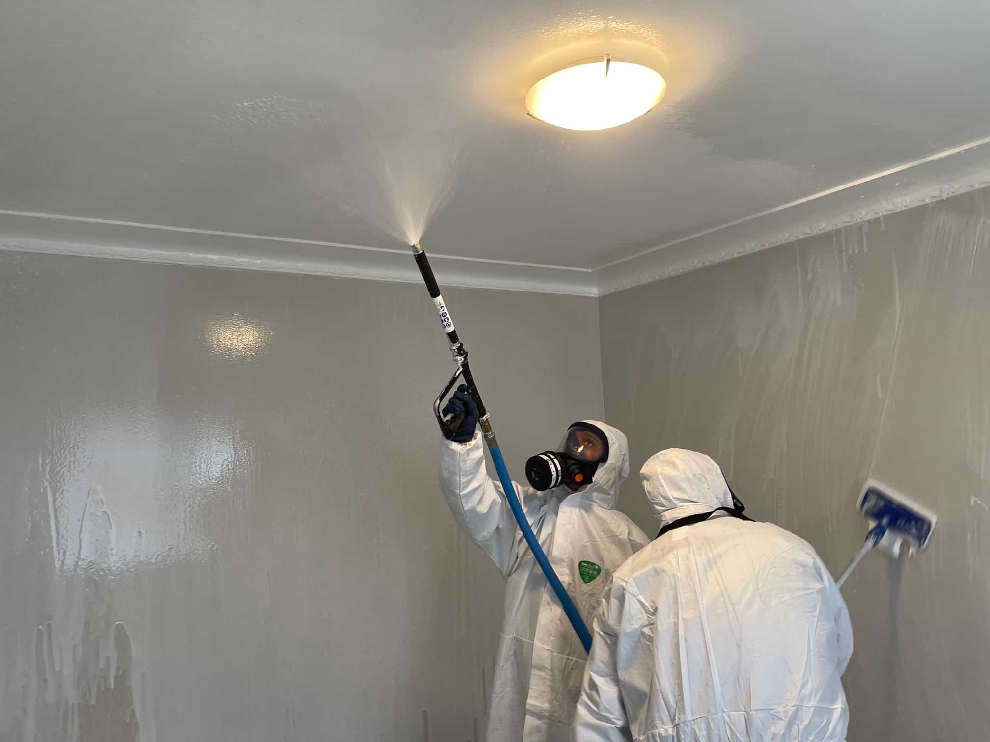 iDry technician carrying out specialist decontamination work